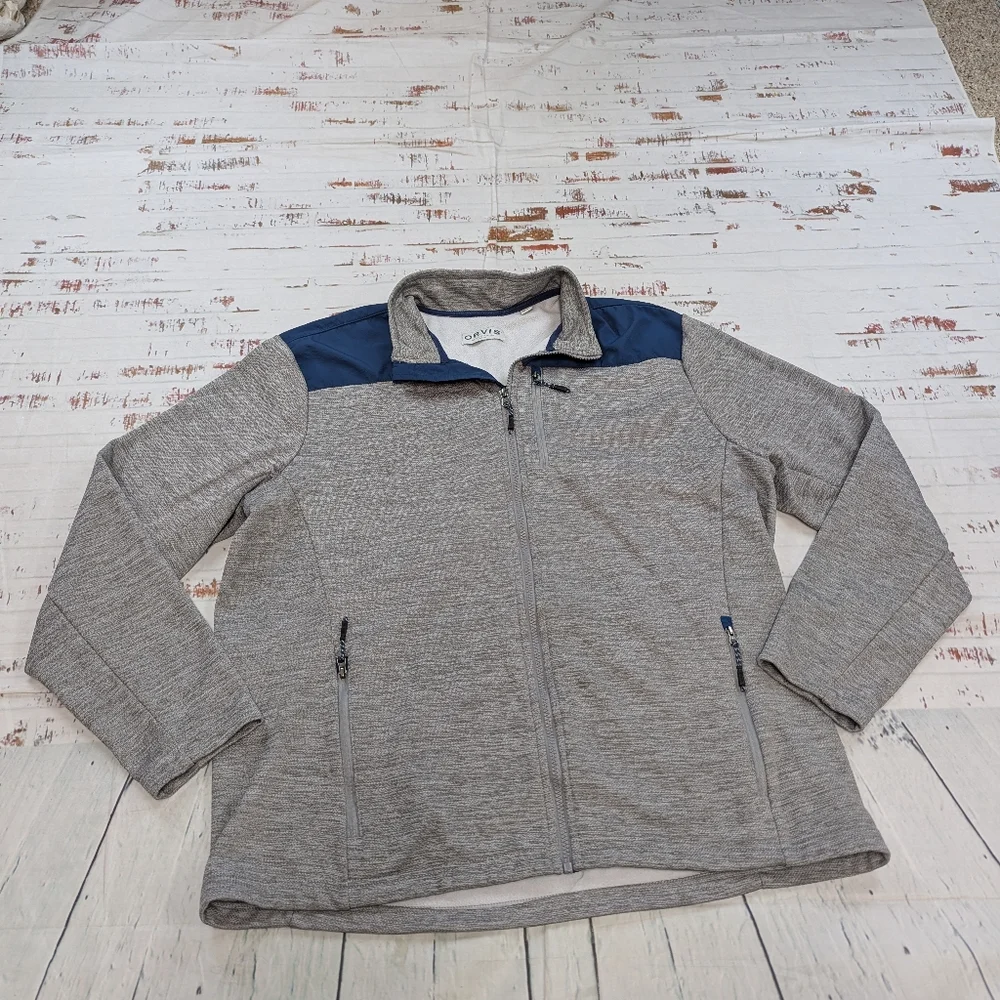 Orvis Zip Up Sweatshirt - Picture 1 of 4
